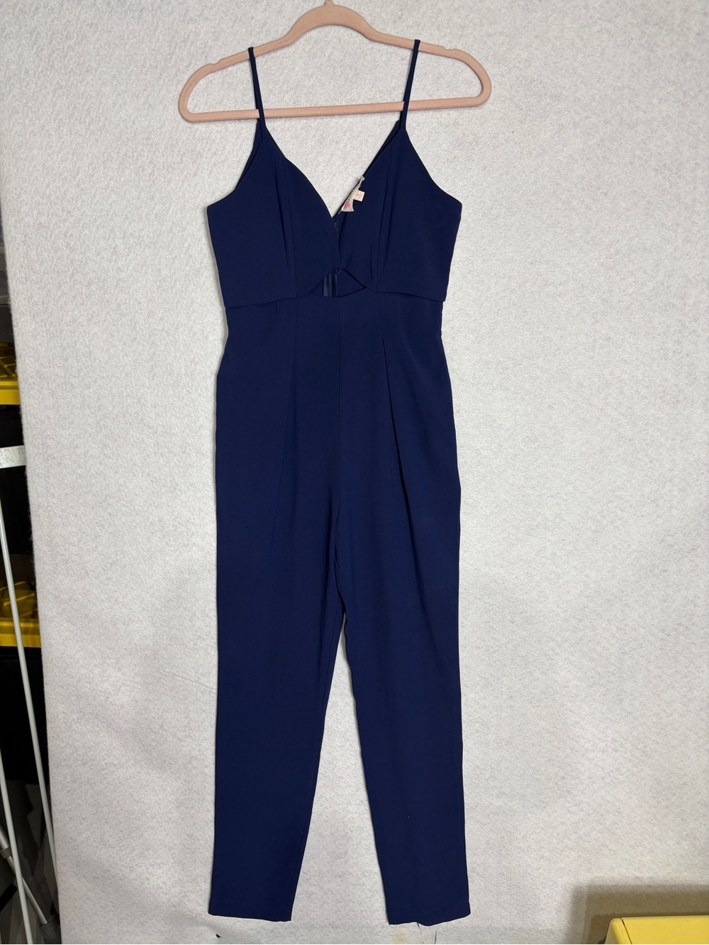 L’ Atiste Navy Spaghetti-Strap Jumpsuit for Women - Picture 2 of 4